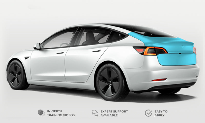 Tesla Model 3 Rear Hatch Individual Defense+™ Paint Protection Kit