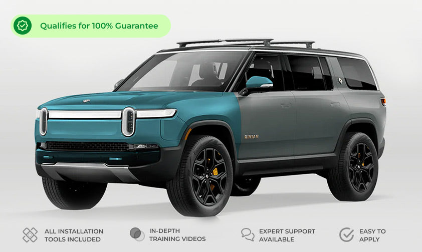 Rivian R1 S Full Front End Defense+™ Paint Protection Film