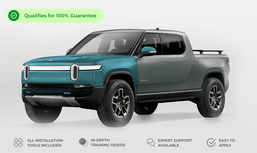 Rivian R1 T Full Front End Defense+™ Paint Protection Film