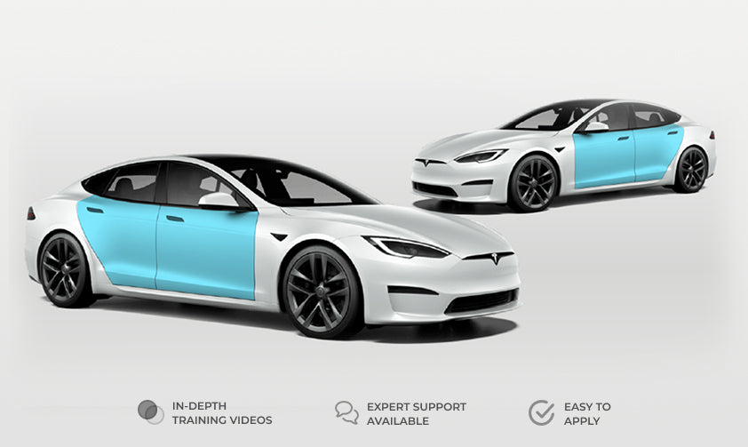 Tesla Model S Door Kit Defense+™ Paint Protection Set