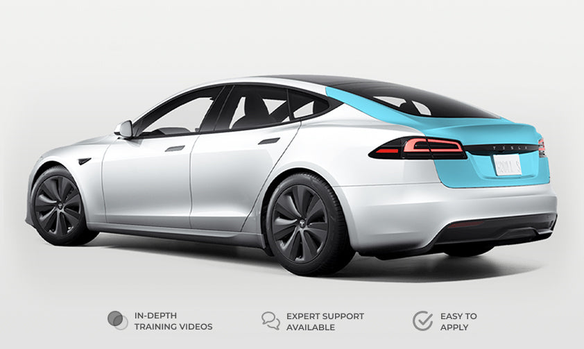 Tesla Model S Rear Hatch Individual Defense+™ Paint Protection Kit