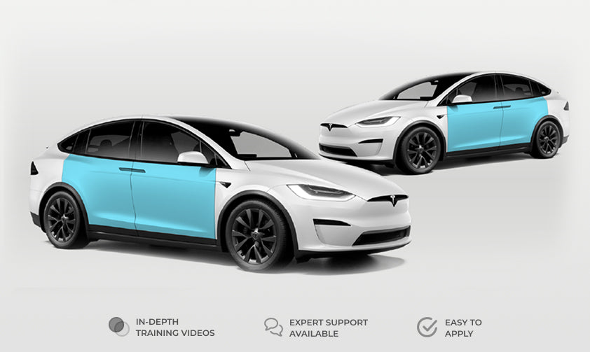 Tesla Model X Door Kit Defense+™ Paint Protection Set