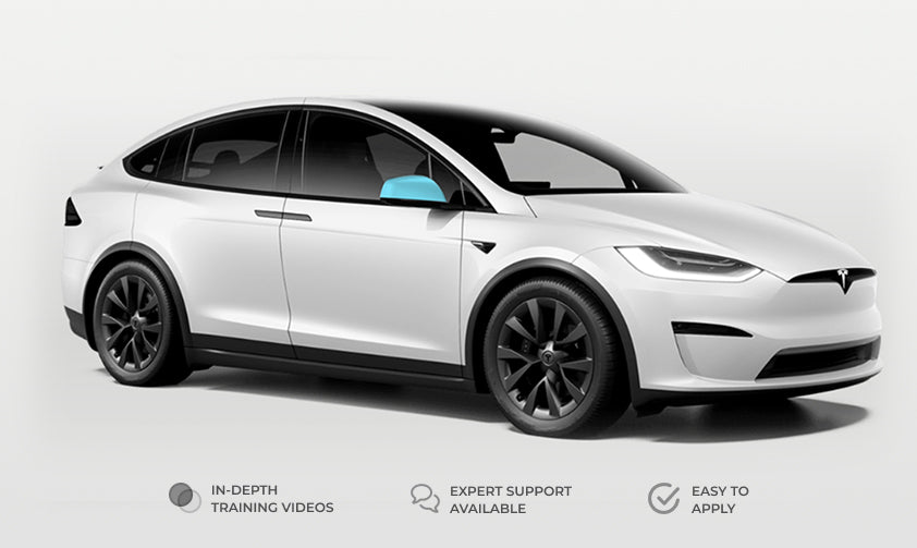 Tesla Model X Individual Mirror Defense+™ Paint Protection Film