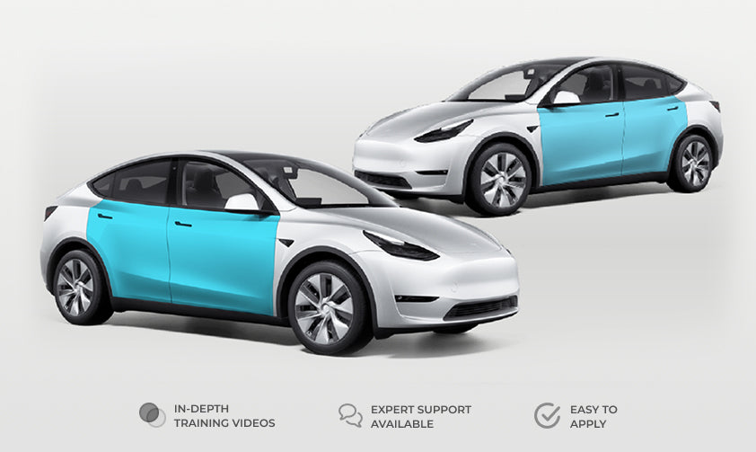 Tesla Model Y Door Kit Defense+™ Paint Protection Set