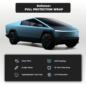 Tesla Cyber Truck Full Defense+™ Paint Protection Film Wrap - Drive Protected