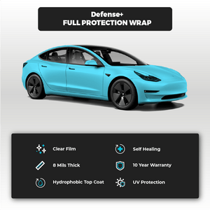 Tesla Model 3 Full Defense+™ Paint Protection Film Wrap - Drive Protected