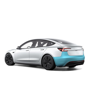 Tesla Model 3 Highland Rear Bumper Individual Defense+™ Paint Protection Film - Drive Protected