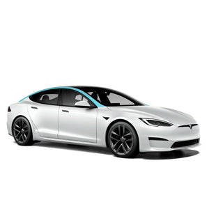 Tesla Model S A-Pillar Set Defense+™ Paint Protection Film - Drive Protected