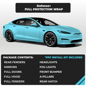 Tesla Model S Full Defense+™ Paint Protection Film Wrap - Drive Protected