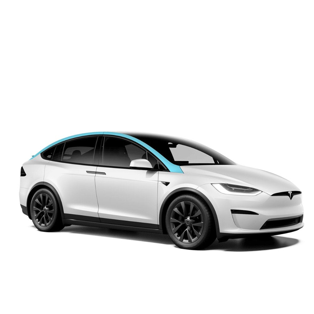 Tesla Model X A-Pillar Set Defense+™ Paint Protection Film - Drive Protected