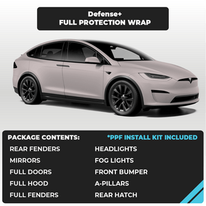 Tesla Model X Matte Finish Tesla Full Defense+™ Paint Protection Wrap - Drive Protected