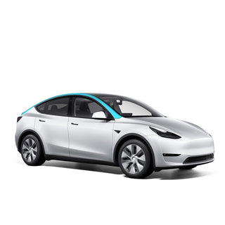 Tesla Model Y A-Pillar Set Defense+™ Paint Protection Film - Drive Protected