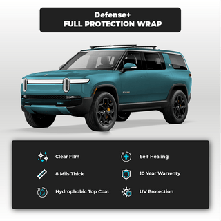 Rivian R1 S Full Defense+™ Paint Protection Film Wrap - Drive Protected